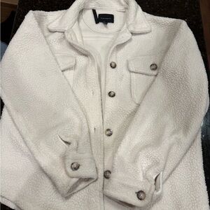 Silver Jeans Cream Teddy Jacket